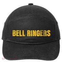 Bell Ringers Handbell With Angry Face 7-Panel Snapback Hat