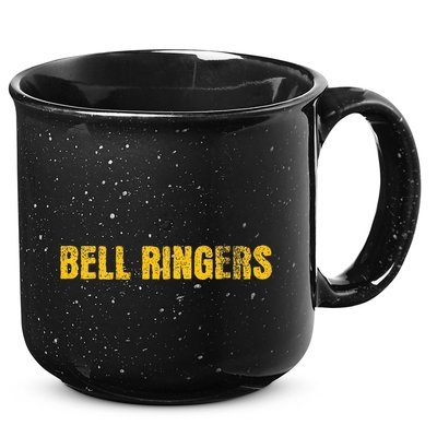 Bell Ringers Handbell With Angry Face 15oz Campfire Ceramic Mug