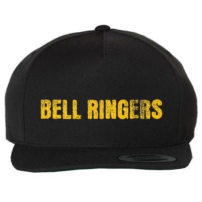 Bell Ringers Handbell With Angry Face Wool Snapback Cap