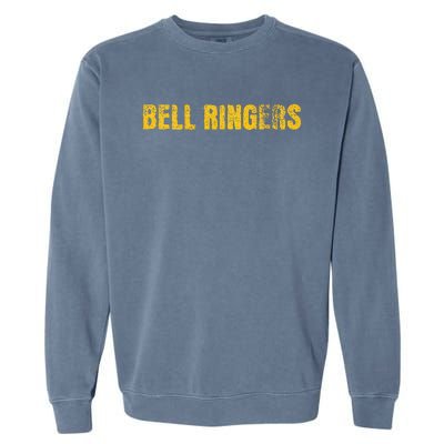 Bell Ringers Handbell With Angry Face Garment-Dyed Sweatshirt