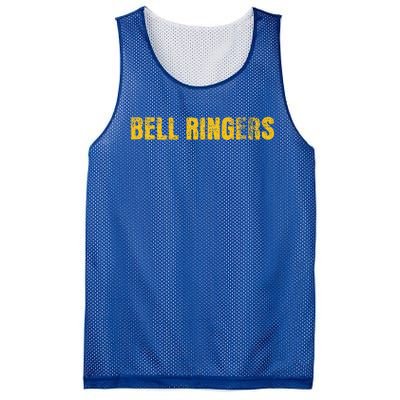 Bell Ringers Handbell With Angry Face Mesh Reversible Basketball Jersey Tank