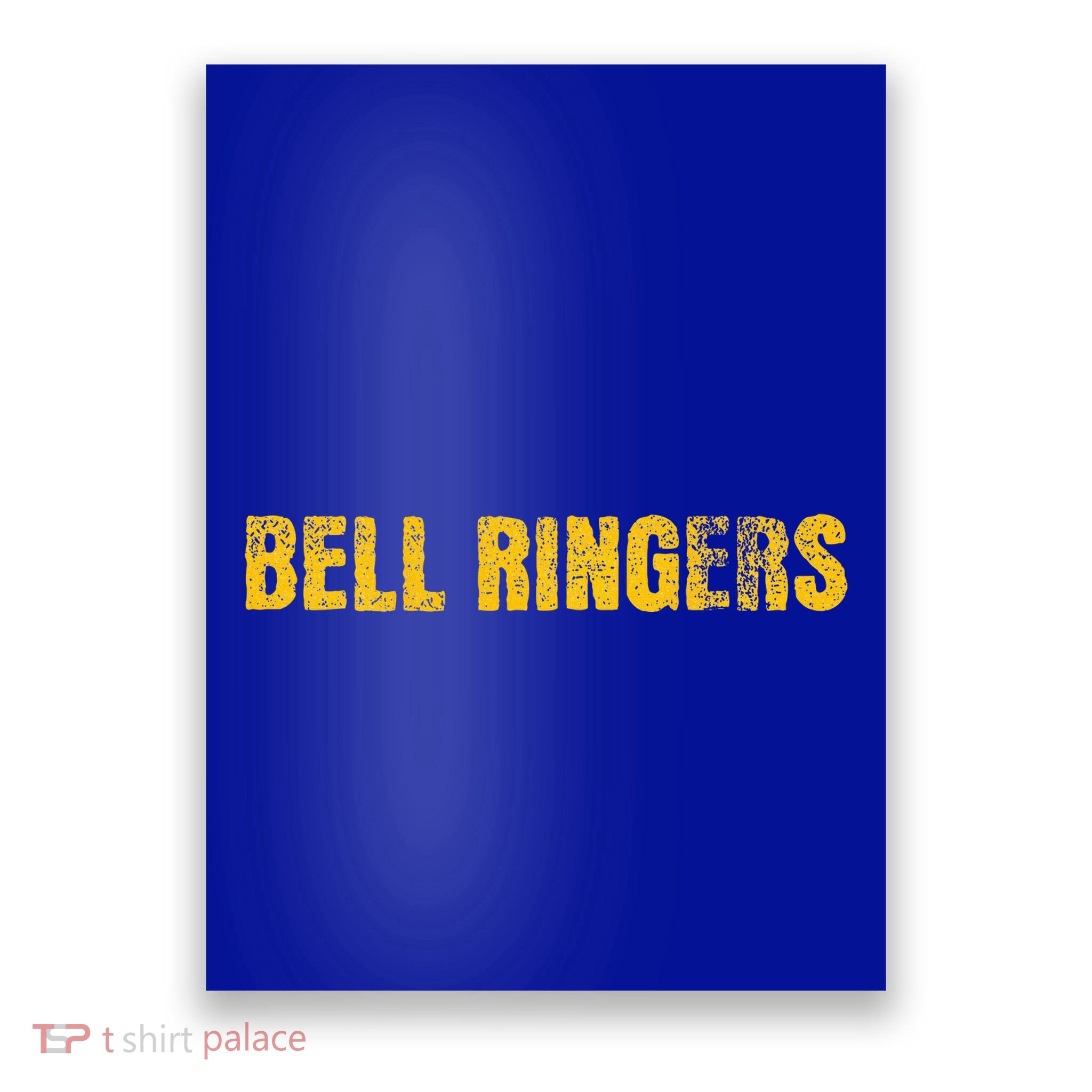 Bell Ringers Handbell With Angry Face Poster