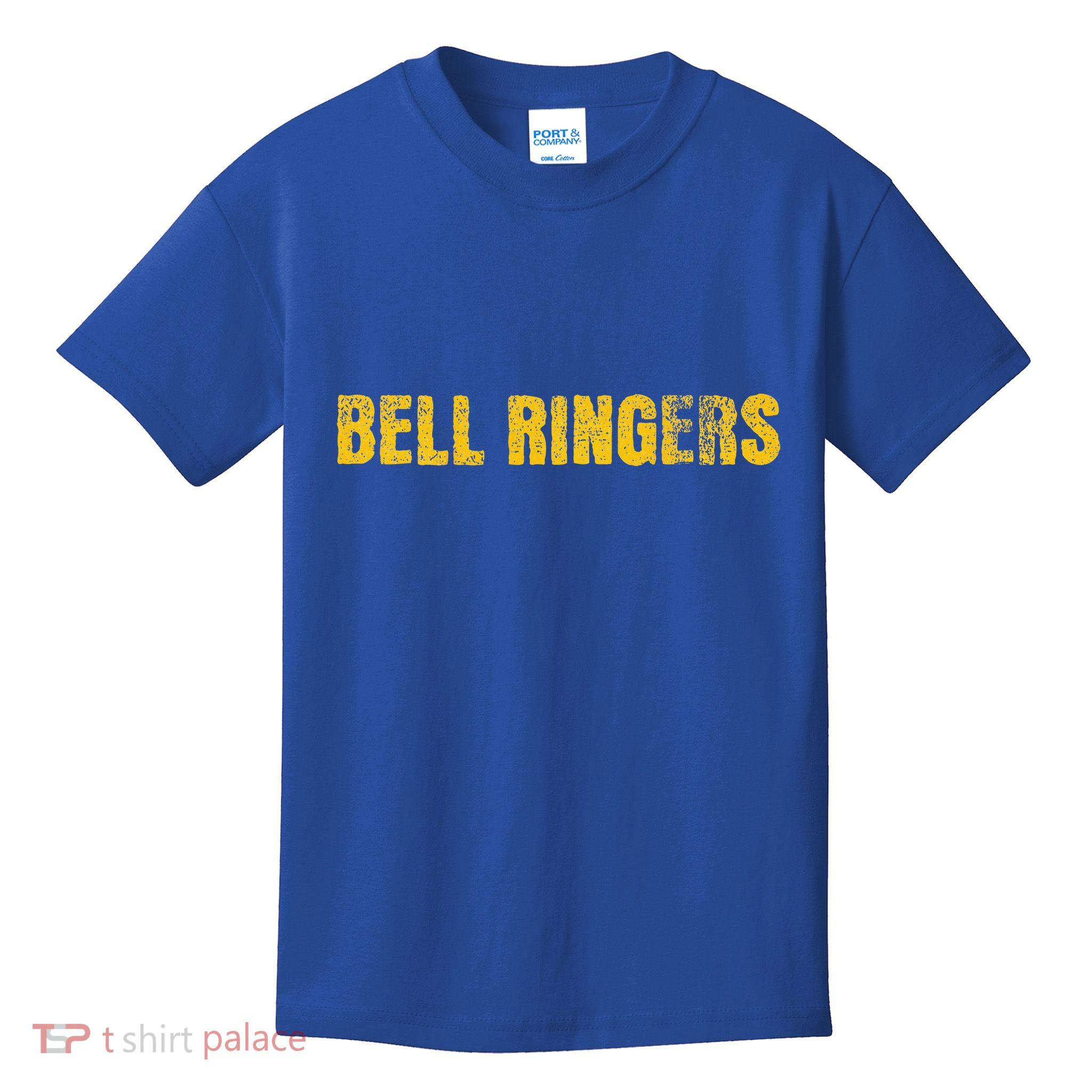 Bell Ringers Handbell With Angry Face Kids T-Shirt