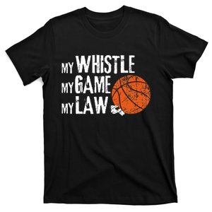 Basketball Ref Hoops Basketball Referee T-Shirt