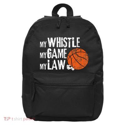 Basketball Ref Hoops Basketball Referee 16 in Basic Backpack