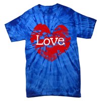 Big Red Heart Valentines Day Tee Cute Vgiftday Love Couple Gift Tie-Dye T-Shirt