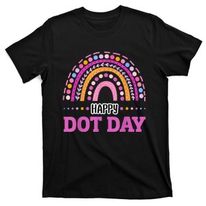 Boho Rainbow Happy Dot Day September 15th Gift T-Shirt