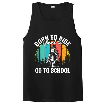 Born Ride Horses Forced To Go To School Horse Girl PosiCharge Competitor Tank