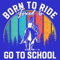 Born Ride Horses Forced To Go To School Horse Girl Bag