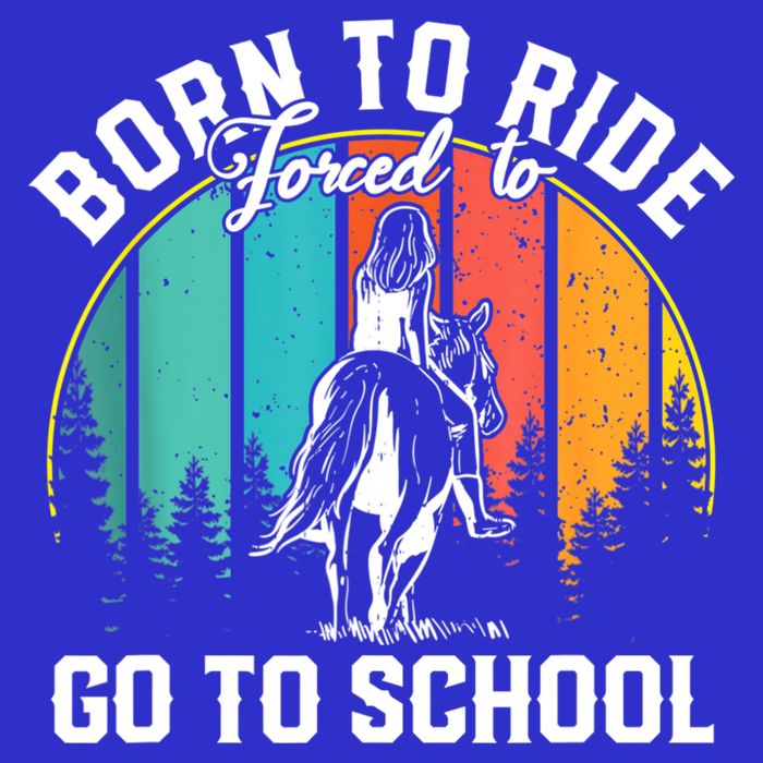 Born Ride Horses Forced To Go To School Horse Girl Bag