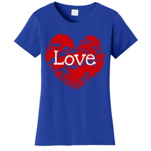 Big Red Heart Valentines Day Tee Cute Vgiftday Love Couple Cute Gift Women's T-Shirt