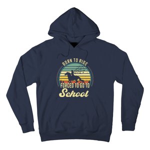 Born Ride Horses Forced To Go To School Cute Horse Girl Hoodie