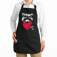 Bandito Raccoon In Red Scarf And Goggles Apron