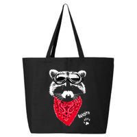 Bandito Raccoon In Red Scarf And Goggles 25L Jumbo Tote