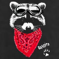 Bandito Raccoon In Red Scarf And Goggles 25L Jumbo Tote