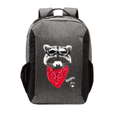Bandito Raccoon In Red Scarf And Goggles Vector Backpack