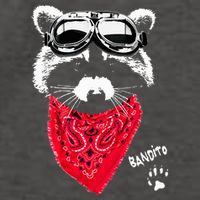Bandito Raccoon In Red Scarf And Goggles Vector Backpack