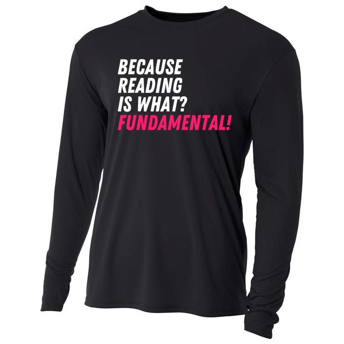 Because Reading Is What Fundamental Cooling Performance Long Sleeve Crew