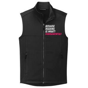 Because Reading Is What Fundamental Collective Smooth Fleece Vest