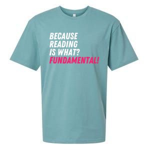 Because Reading Is What Fundamental Sueded Cloud Jersey T-Shirt