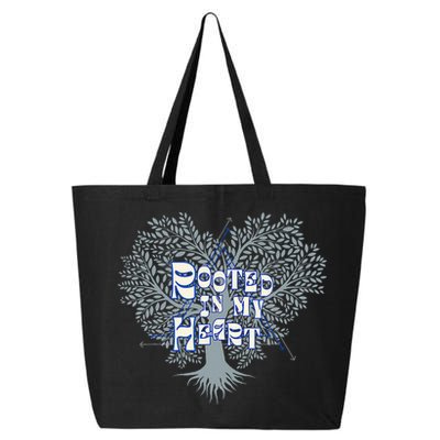 Blue Rooted in my Heart 25L Jumbo Tote