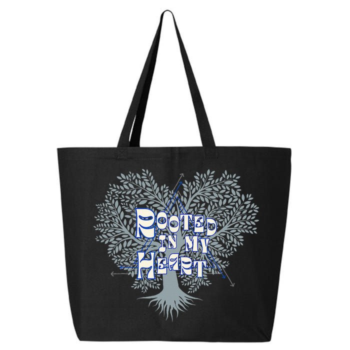 Blue Rooted in my Heart 25L Jumbo Tote