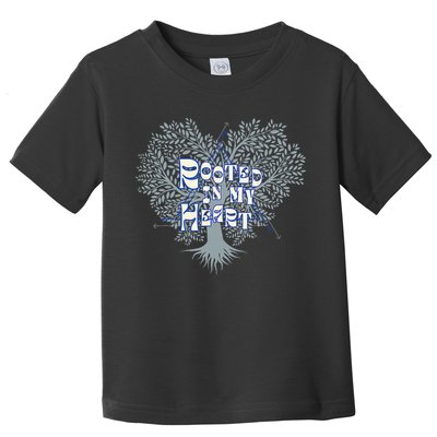 Blue Rooted in my Heart Toddler T-Shirt
