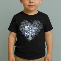 Blue Rooted in my Heart Toddler T-Shirt