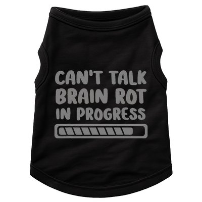 Brain Rot In Progress CanT Talk Gaming Brainrot Meme Doggie Tank