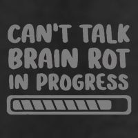 Brain Rot In Progress CanT Talk Gaming Brainrot Meme 25L Jumbo Tote