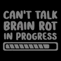 Brain Rot In Progress CanT Talk Gaming Brainrot Meme Wool Snapback Cap