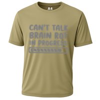Brain Rot In Progress CanT Talk Gaming Brainrot Meme Performance Shirt