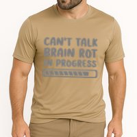 Brain Rot In Progress CanT Talk Gaming Brainrot Meme Performance Shirt