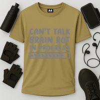 Brain Rot In Progress CanT Talk Gaming Brainrot Meme Performance Shirt