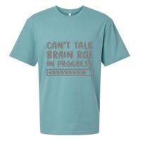 Brain Rot In Progress CanT Talk Gaming Brainrot Meme Sueded Cloud Jersey T-Shirt