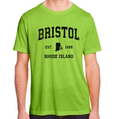 Bristol Rhode Island Ri Vintage Sports Adult ChromaSoft Performance T-Shirt