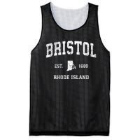 Bristol Rhode Island Ri Vintage Sports Mesh Reversible Basketball Jersey Tank