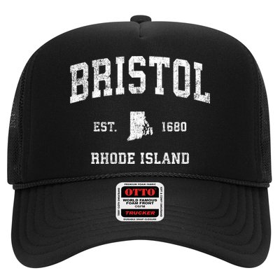 Bristol Rhode Island Ri Vintage Sports Trucker Hat