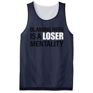 Blaming Refs Is A Loser Mentality Funny Mesh Reversible Basketball Jersey Tank