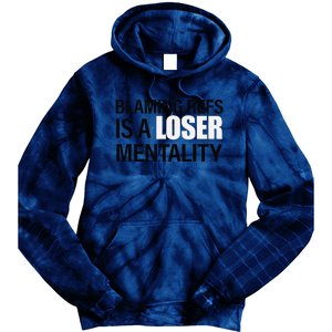 Blaming Refs Is A Loser Mentality Funny Tie Dye Hoodie