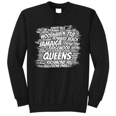 Born Raised In Queens Borough New York City Sweatshirt