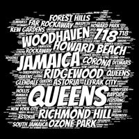 Born Raised In Queens Borough New York City Button