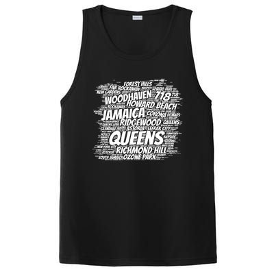 Born Raised In Queens Borough New York City PosiCharge Competitor Tank