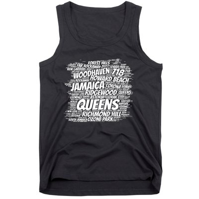 Born Raised In Queens Borough New York City Tank Top