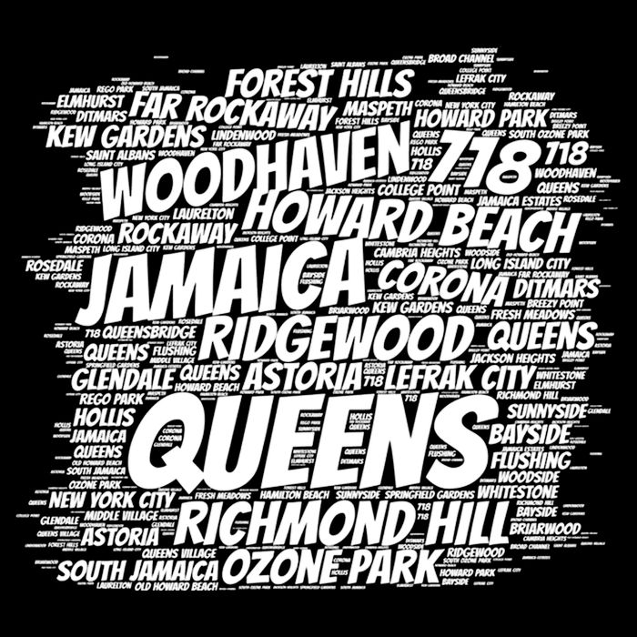 Born Raised In Queens Borough New York City Zip Tote Bag