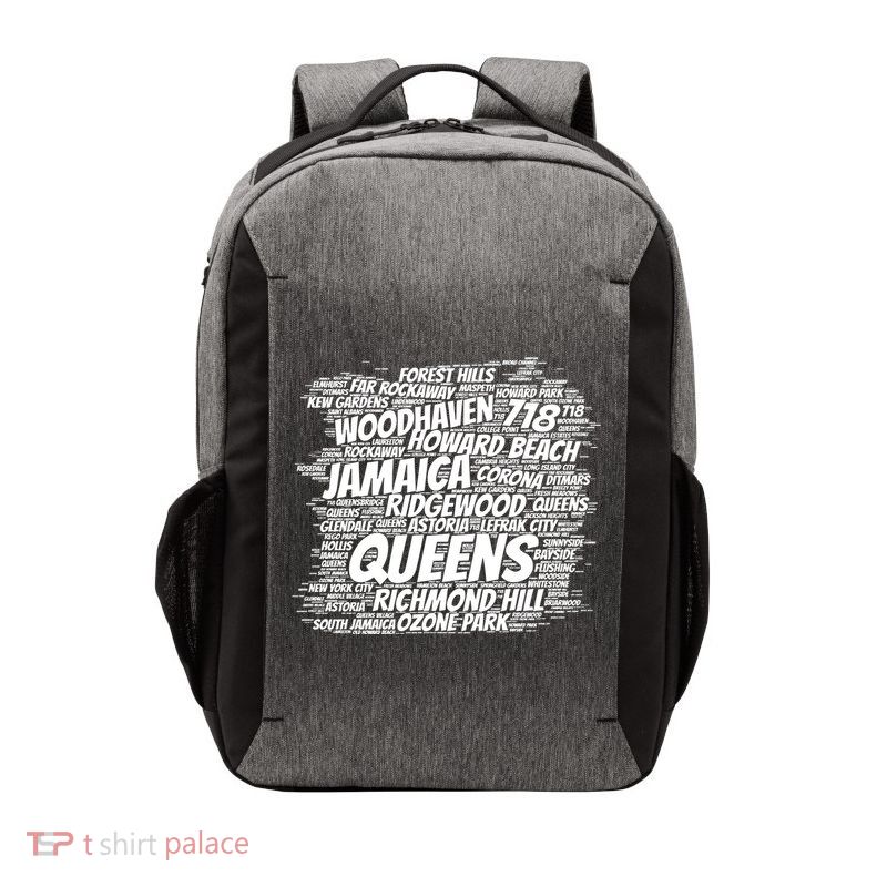 Born Raised In Queens Borough New York City Vector Backpack
