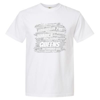 Born Raised In Queens Borough New York City Garment-Dyed Heavyweight T-Shirt