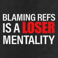 Blaming Refs Is A Loser Mentality Funny Trucker Hat