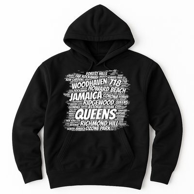 Born Raised In Queens Borough New York City Gift Hoodie
