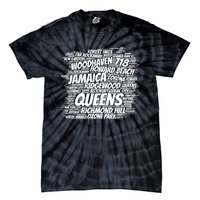 Born Raised In Queens Borough New York City Gift Tie-Dye T-Shirt